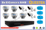 BỘ 8 CAMERA AHD QUESTEK DK-QT851.3AHD