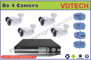 BỘ 4 CAMERA VDTECH DK-VD4080H