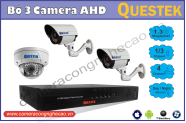 BỘ 3 CAMERA AHD QUESTEK DK-QT311.3AHD