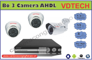 BỘ 3 CAMERA AHDL VDTECH DK-VD321.3AHDL