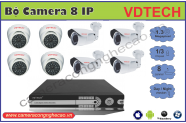 BỘ 8 CAMERA IP VDTECH DK-VDP8413H