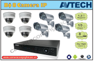 BỘ 8 CAMERA IP AVTECH DK-AVP8413H