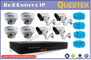 BỘ 8 CAMERA IP QUESTEK DK-QTP8410H