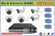 BỘ 6 CAMERA AHDL VDTECH DK-VD631.0AHDL
