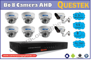 BỘ 8 CAMERA AHD QUESTEK DK-QT861.3AHD