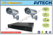 BỘ 2 CAMERA AVTECH DK-AV2052H