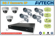 BỘ 7 CAMERA IP AVTECH DK-AVP7313H