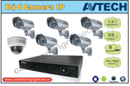BỘ 6 CAMERA IP AVTECH DK-AVP6113H