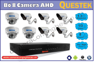 BỘ 8 CAMERA AHD QUESTEK DK-QT831.3AHD
