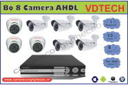BỘ 8 CAMERA AHDL VDTECH DK-VD831.0AHDL