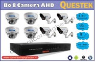 BỘ 8 CAMERA AHD QUESTEK DK-QT841.3AHD