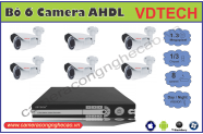 BỘ 6 CAMERA AHD VDTECH DK-VD601.3AHDL