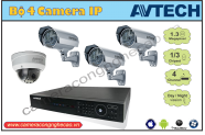 BỘ 4 CAMERA IP AVTECH DK-AVP4113H