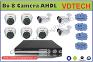 BỘ 8 CAMERA AHDL VDTECH DK-VD851.0AHDL