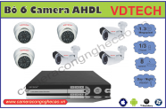 BỘ 6 CAMERA AHD VDTECH DK-VD631.3AHDL