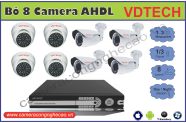 BỘ 8 CAMERA AHD VDTECH DK-VD841.3AHDL
