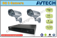 BỘ 2 CAMERA AVTECH DK-AV2070H